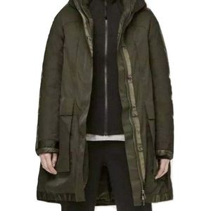 Lululemon Out in the Elements 3 in 1 Down Parka in Dark Olive
